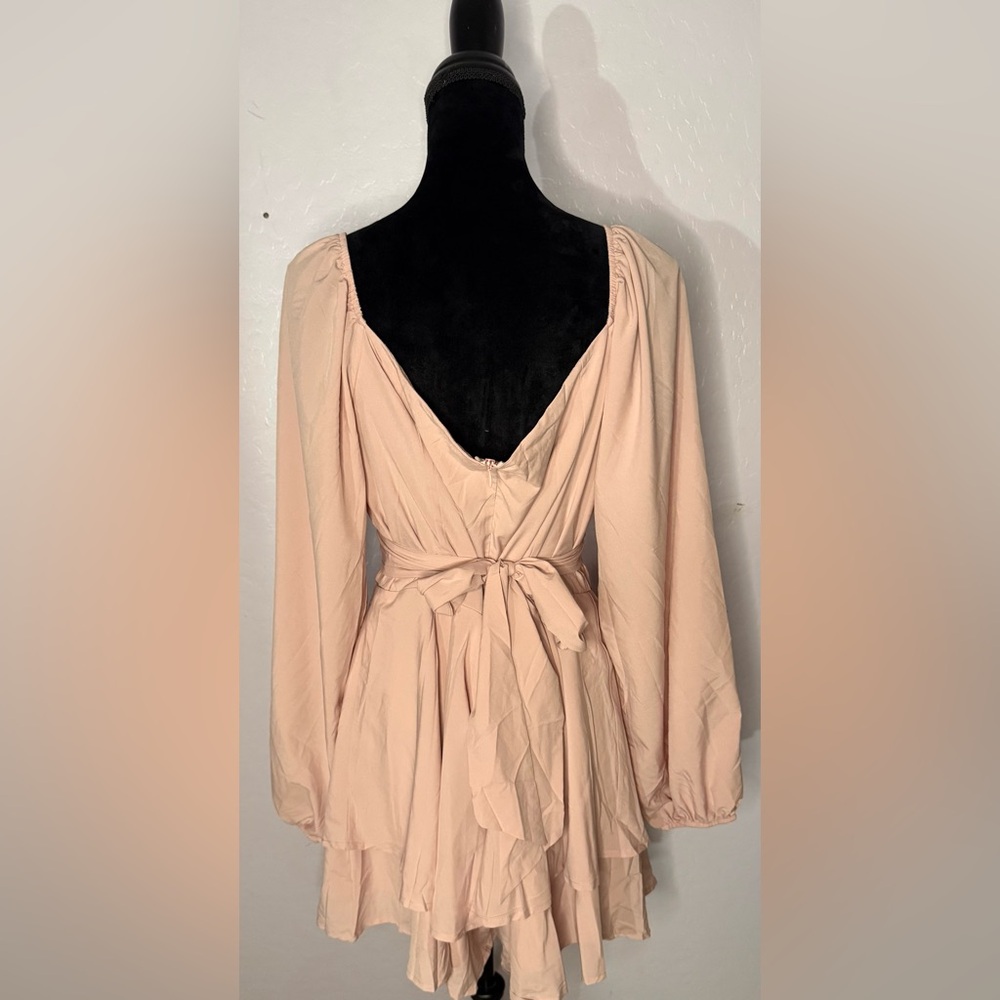 Amazon Pink Long Sleeve Romper - Picture 3 of 4